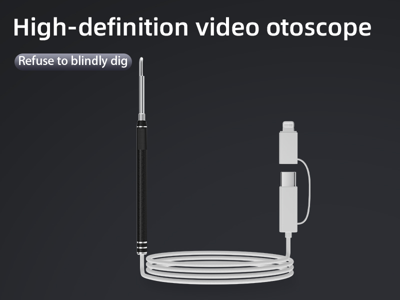 Cross-Border New Version Smart Visual Ear Spoon - 1920P HD Direct Connection, Ear Cleaning & Care Kit