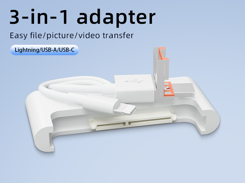 Multifunction adapter supports SATA interface solid-state hard drive USB drive suitable for Apple Android computers