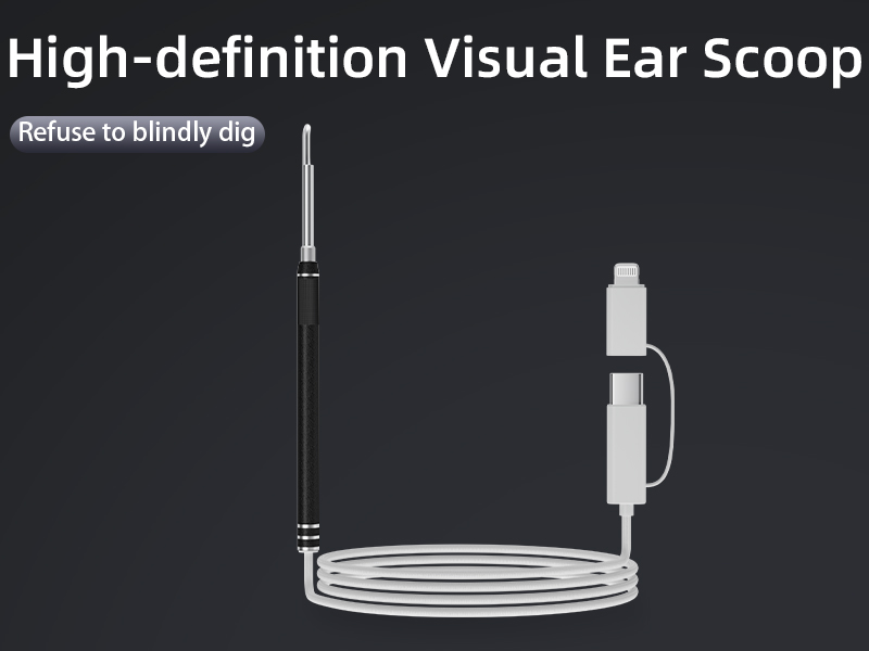 Cross-Border New Version Smart Visual Ear Spoon - 1920P HD Direct Connection, Ear Cleaning & Care Kit