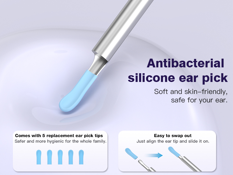 Cross-Border New Version Smart Visual Ear Spoon - 1920P HD Direct Connection, Ear Cleaning & Care Kit