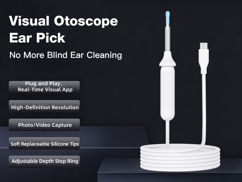 Cross-Border New Version Smart Visual Ear Spoon - 1920P HD Direct Connection, Ear Cleaning & Care Kit