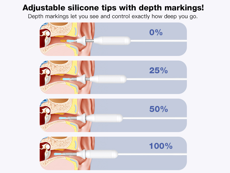 Cross-Border New Version Smart Visual Ear Spoon - 1920P HD Direct Connection, Ear Cleaning & Care Kit