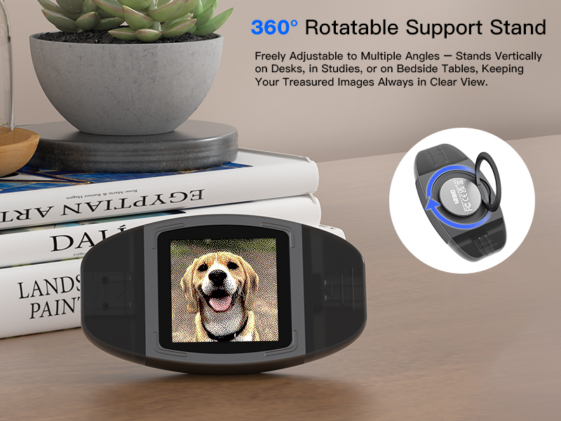 Dual-Interface USB 3.0 High-Speed Transfer Color E-ink Smart Photo Frame USB Flash Drive